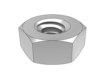 ASME B18.2.2.1-1 육각 너트